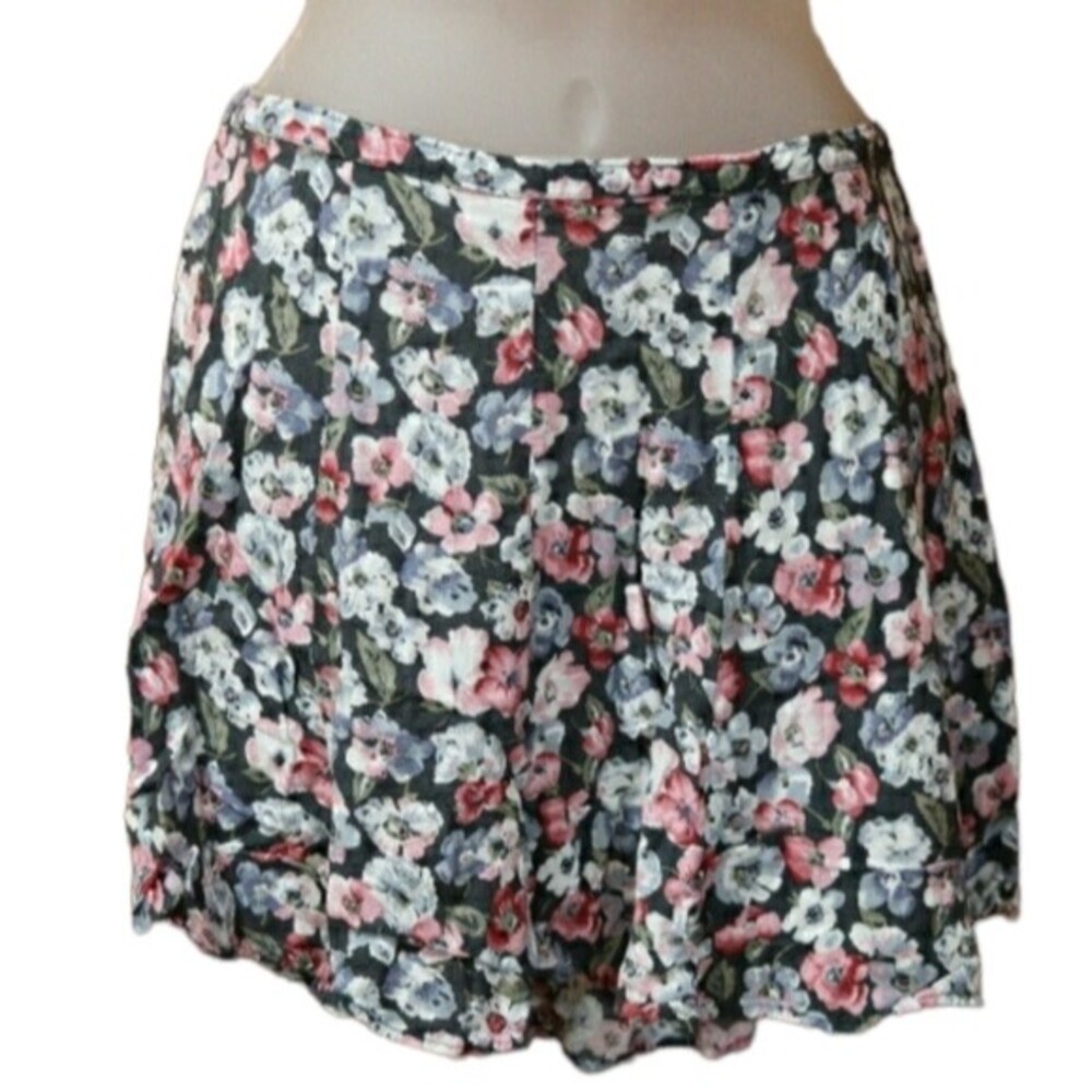 Hollister Floral Mini Aline Skirt Small